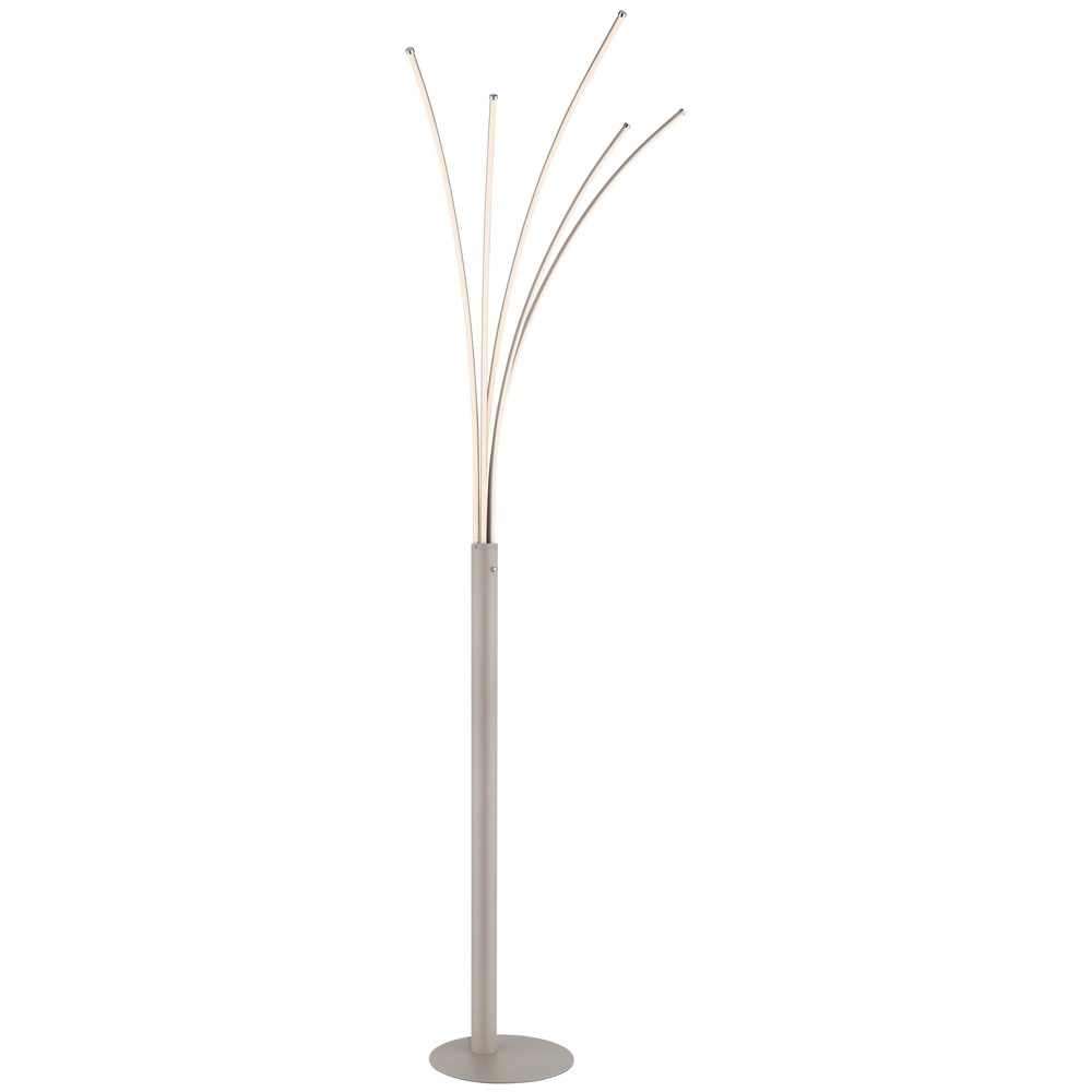Design-Stehlampe Bizzy Sandbraun Globo 9007371578405