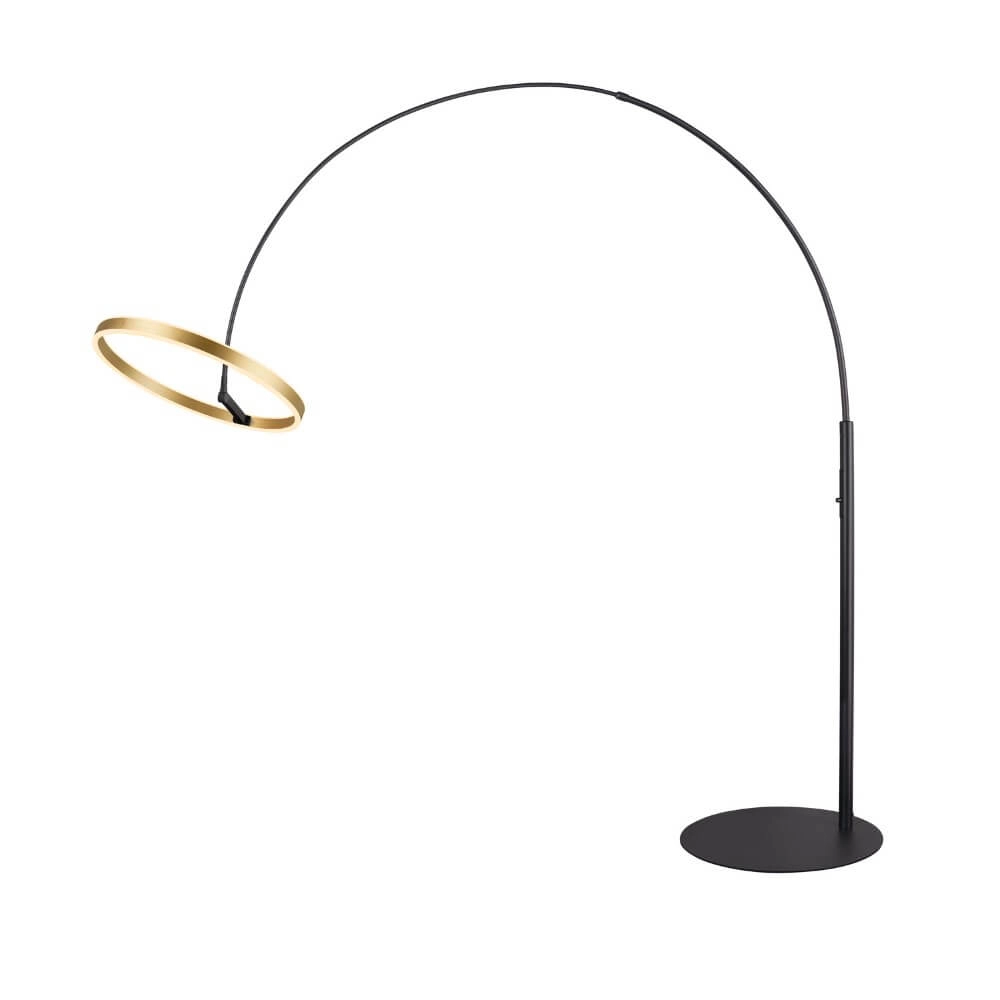 LED-Bogenlampe One Schwarz mit Gold - 232cm SLV 4024163265560