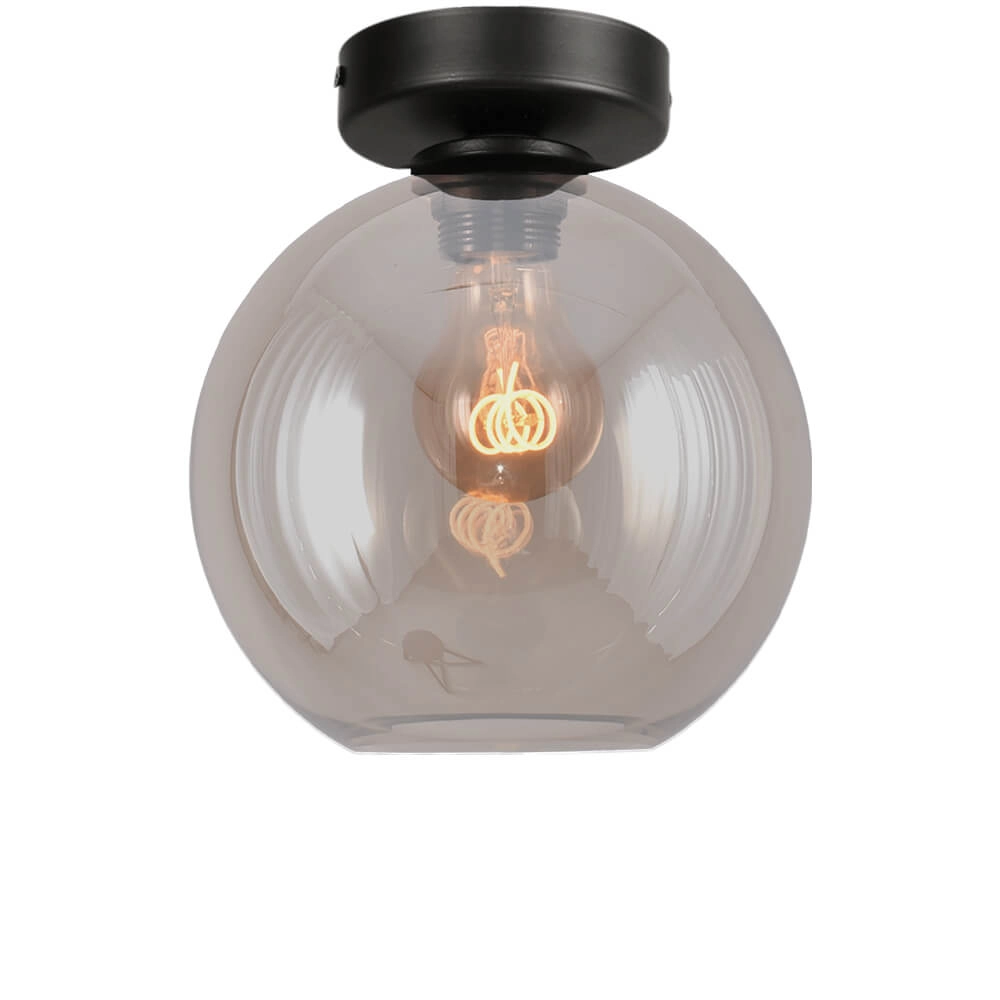 Deckenleuchte Bella 2 mit Ø 20cm Goldglas