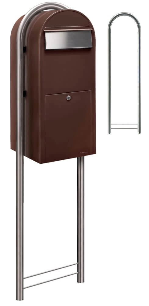 Briefkasten Jumbo 8017 i Dunkelbraun Bobi 6417237026248