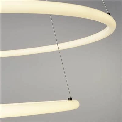 Hängelampe Revolve Void 2-Ring schwarz Searchlight 5053423189468