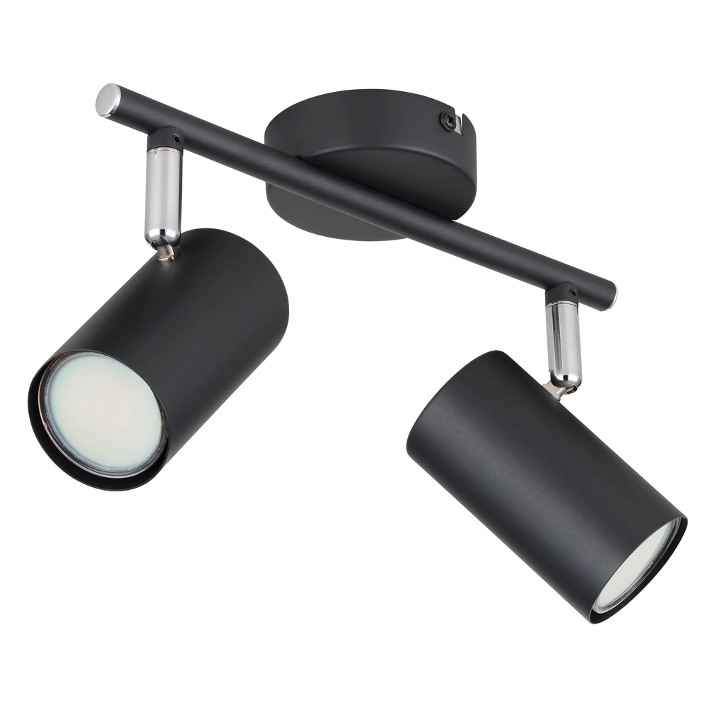 2-Licht Deckenlampe Allvi Schwarz Globo 9007371445769