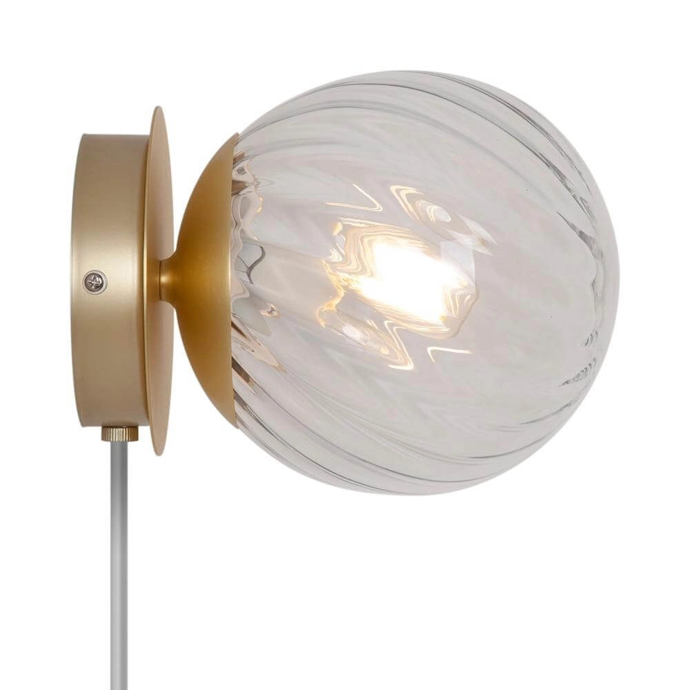 Wandleuchte aus Glas Chisell Messing Nordlux 5704924015663