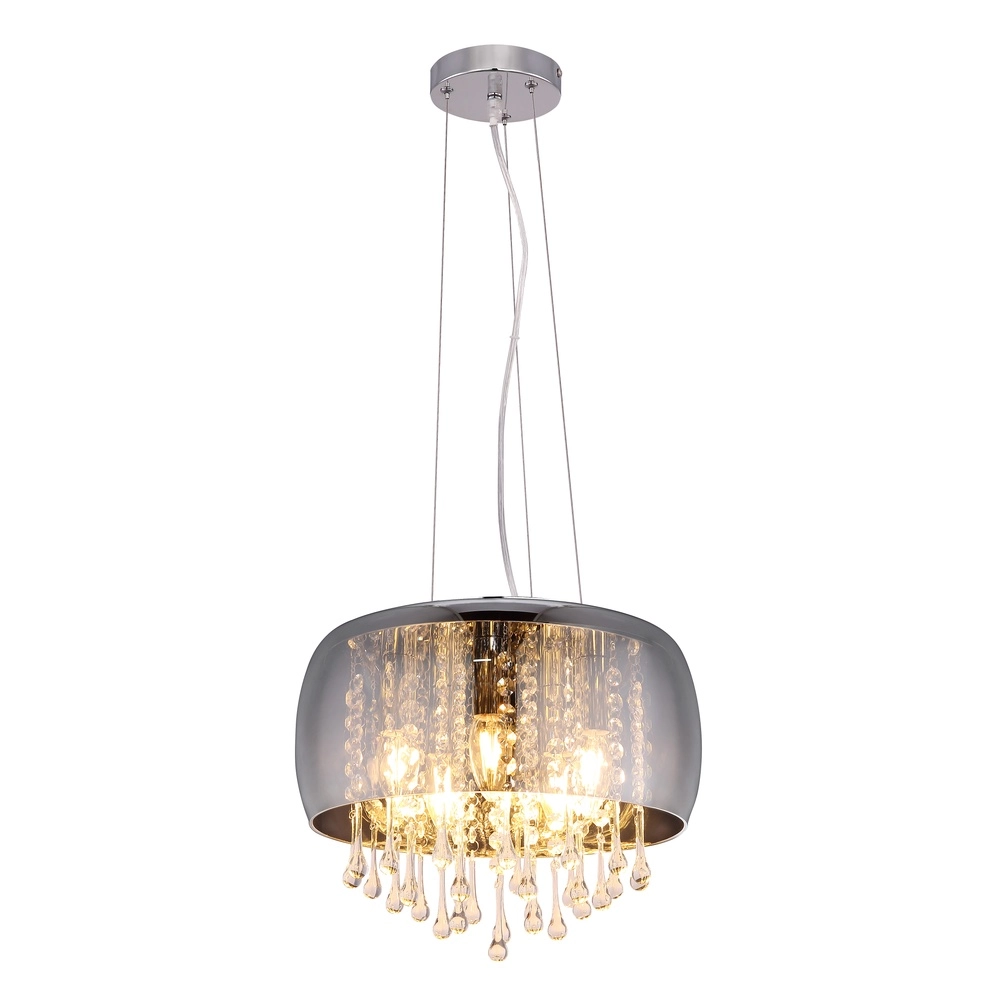 Pendellampe Kalla Ø 35cm Chrom