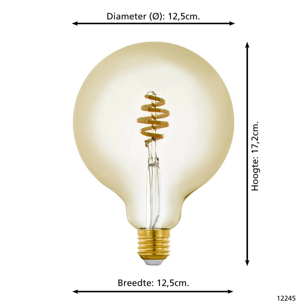LED-Lampe Zigbee - E27 - 4.9 watt - 2200-6500K - G125 Eglo 9002759122454