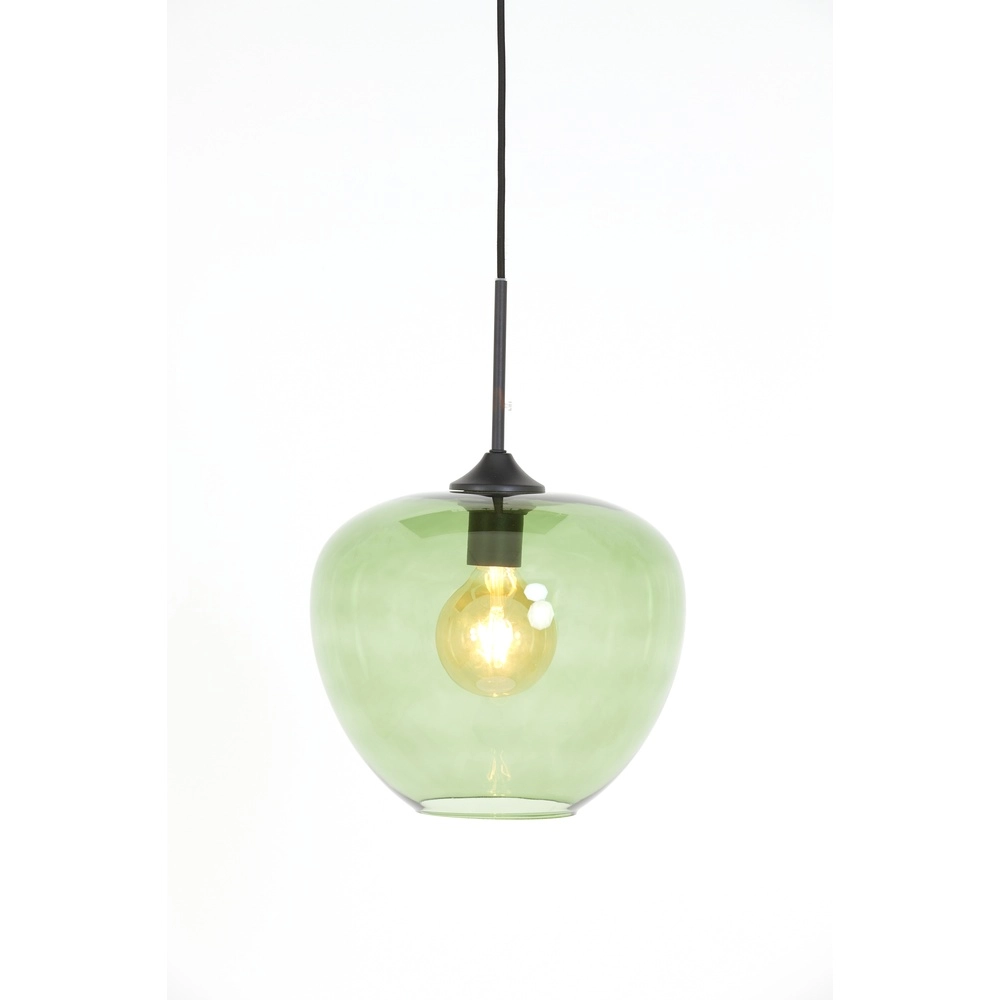 Glas-Pendellampe Mayson Ø 30cm – grünes Glas Light & Living 8717807614195