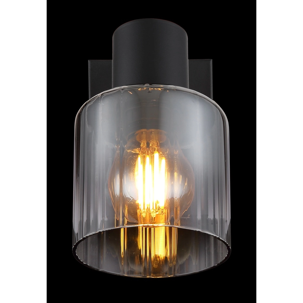 Schwarze Wandlampe Jack Schwarz Globo 9007371513833