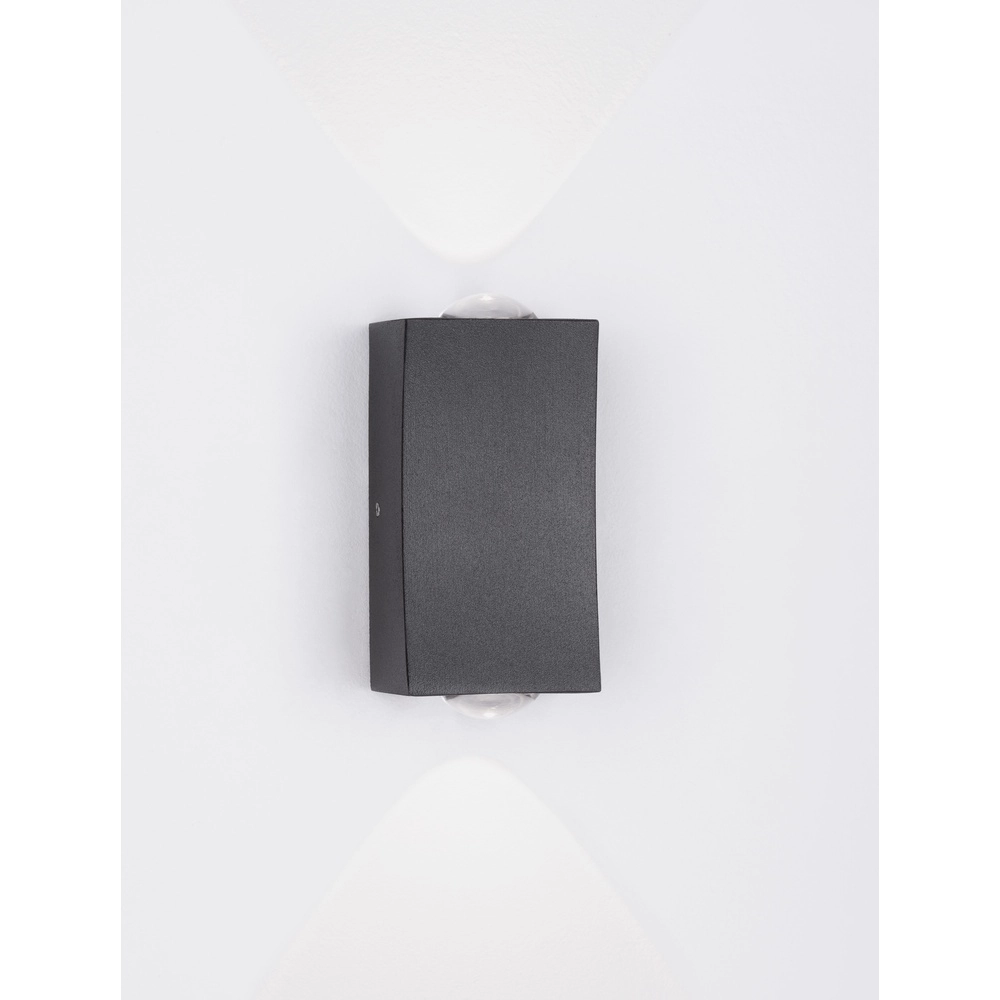 Design-Wandleuchte Dewei anthrazit