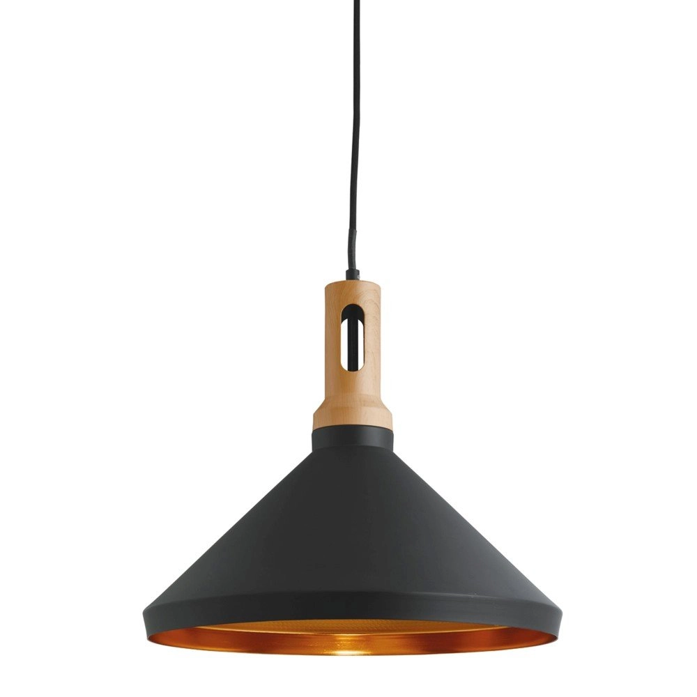 Schwarze Hängelampe Pendants Ø 35cm Searchlight 5053423057866