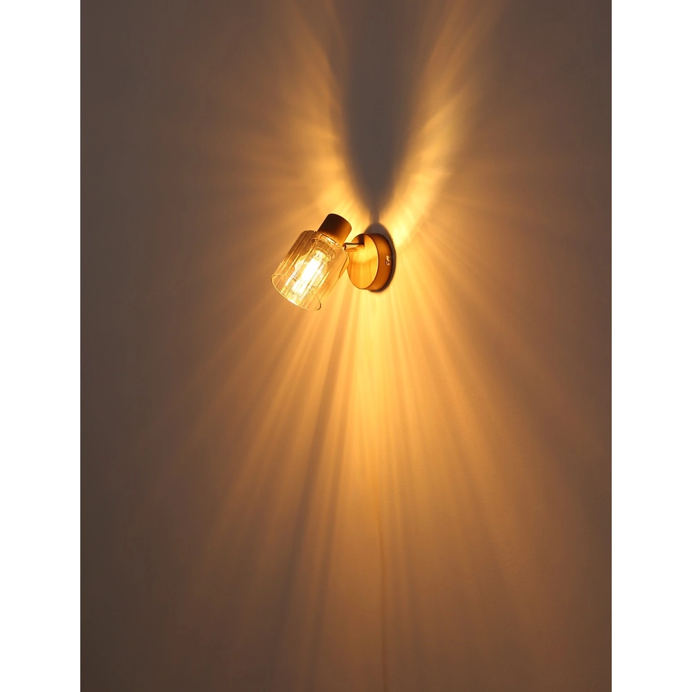 Wandlampe Walton Kaffeebraun Globo 9007371589173