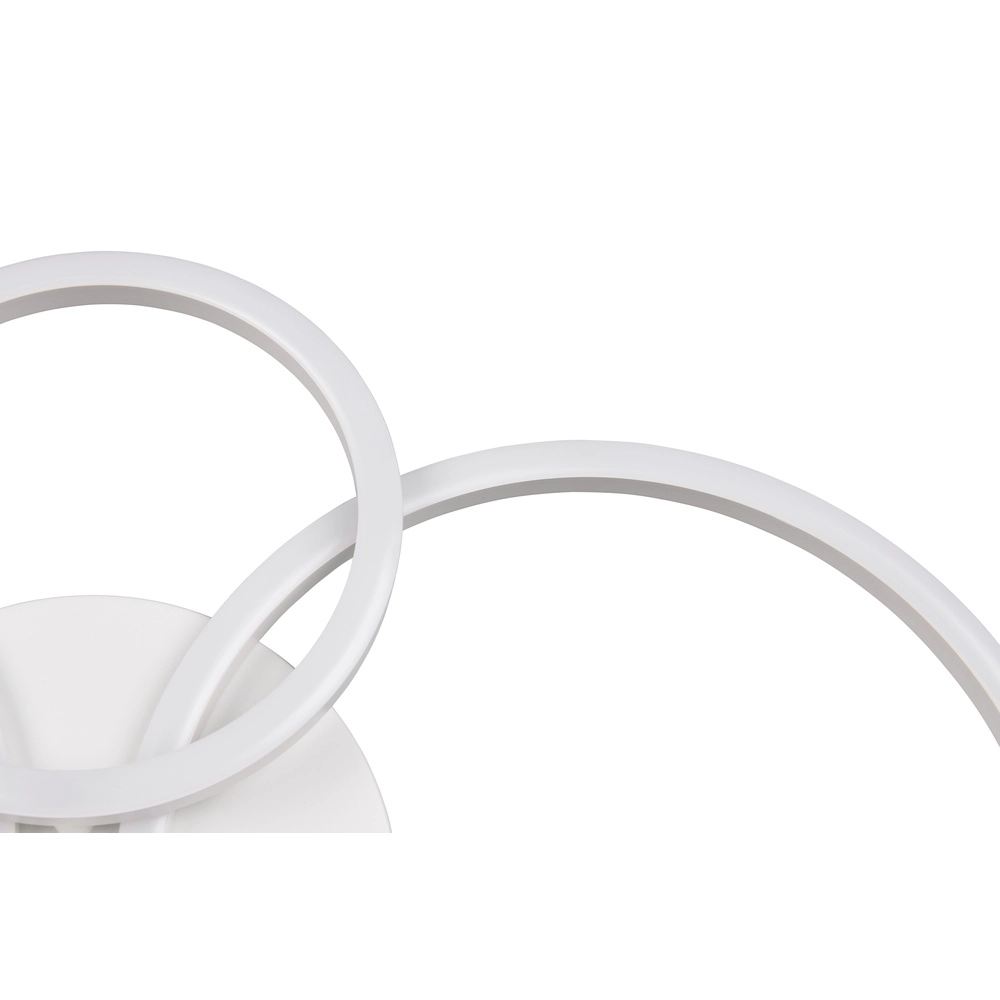 Moderne Deckenlampe Quilo Rundweiß Trio 4017807704259