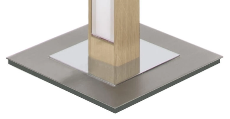 Stehlampe aus Holz Leonora 161 cm - Eiche natur HerzBlut 4021273026395