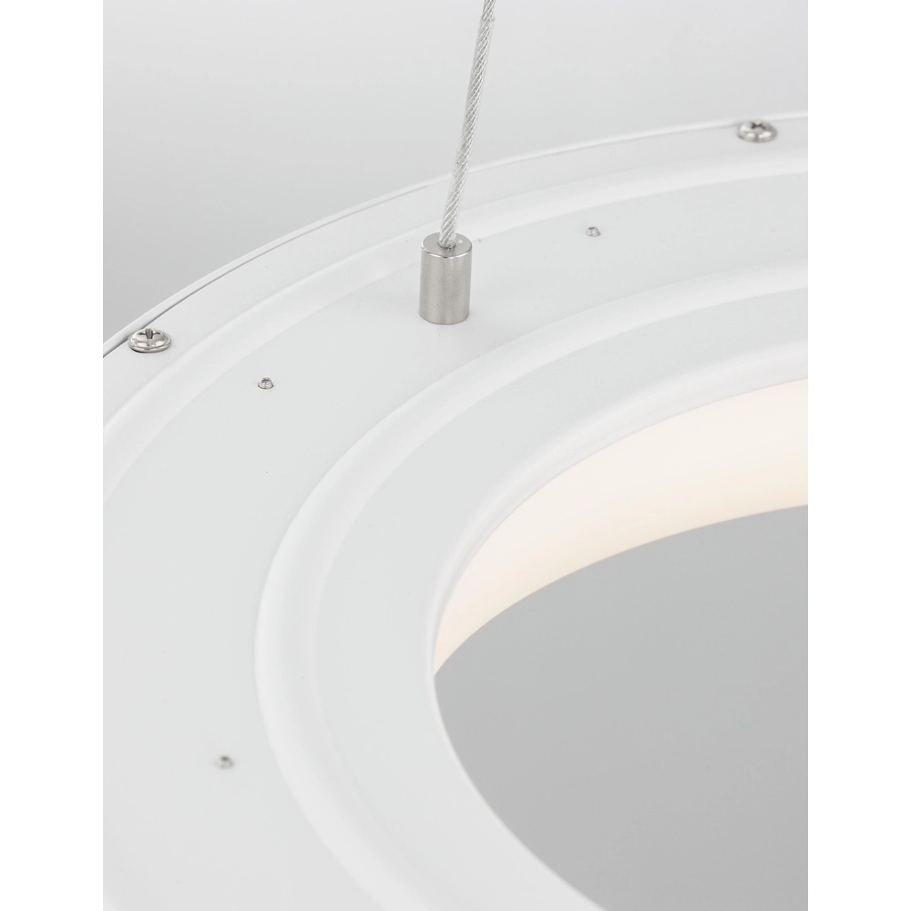 Pendelleuchte Rando Thin weiß Ø 38cm Lyora 5212017420145
