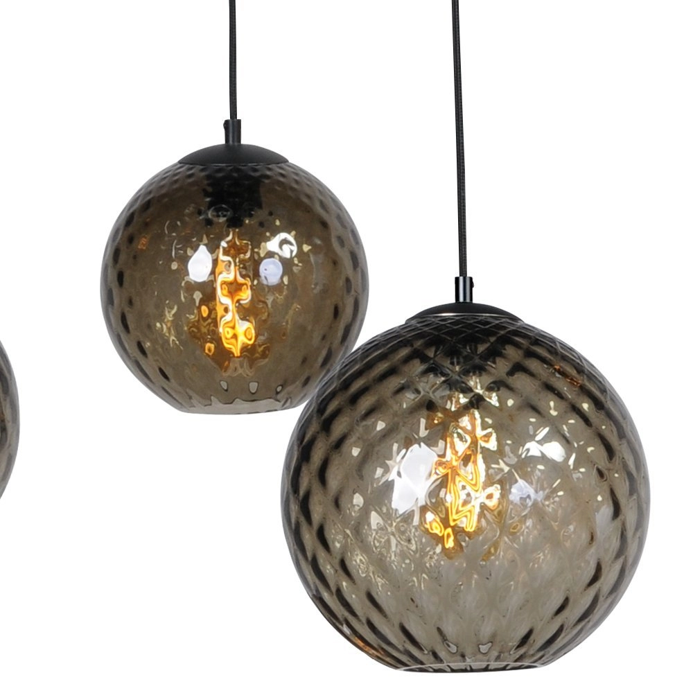 Schwarze Hängelampe Baloton 6-Licht Masterlight 8718121247427