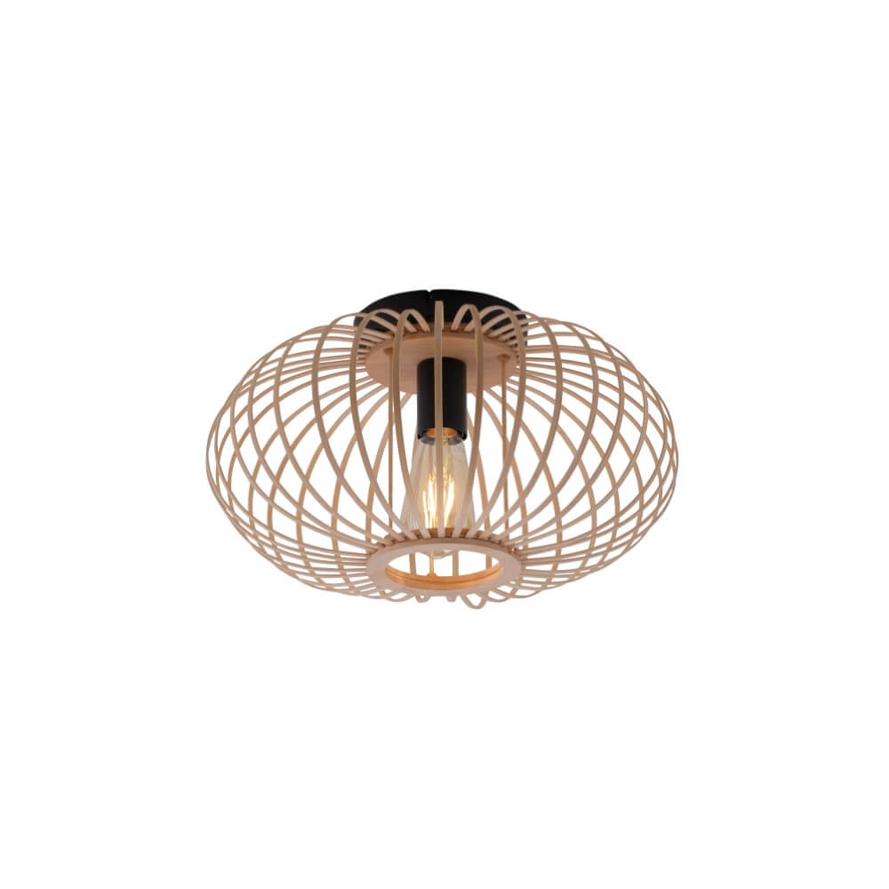 Lampe aus Holzdraht Racoon Ø 40cm