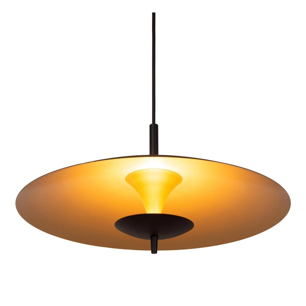 Design-Pendellampe Vulcan Gold mit Schwarz Lucide 5411212303455