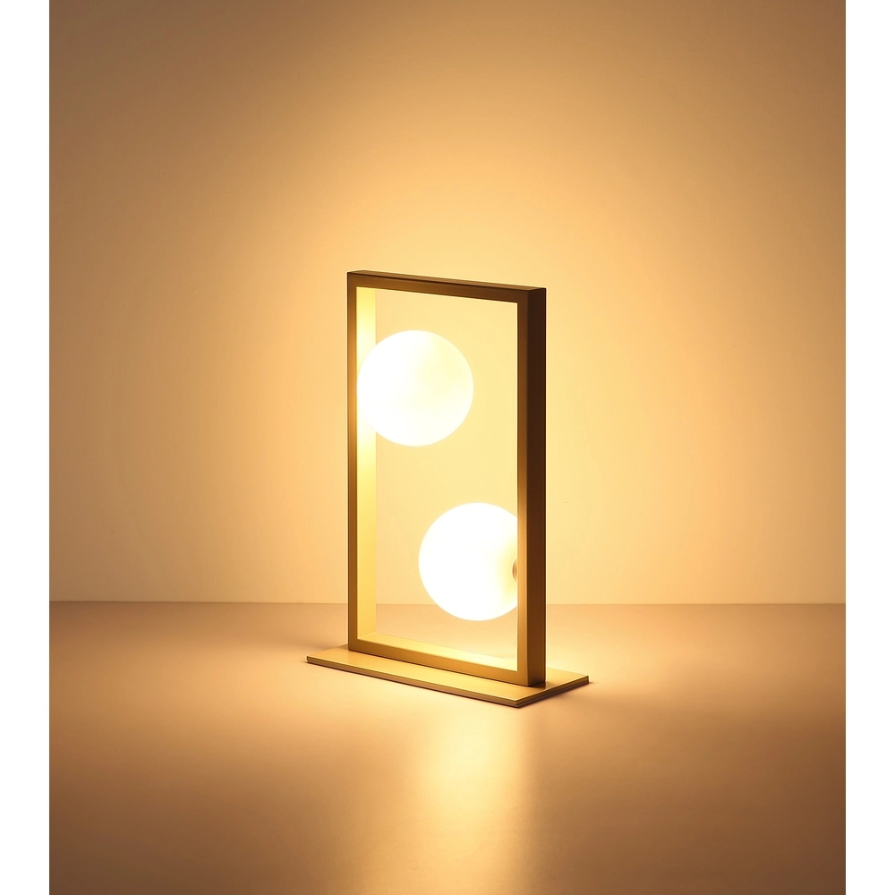 Moderne Tischlampe Nanda Sandbraun Globo 9007371567041