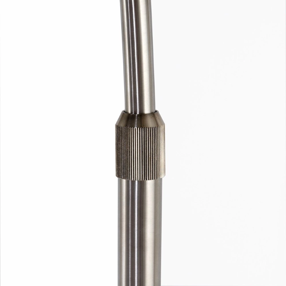 Bogenlampe Gramineus grau mit Taupe -Lampenschirm Steinhauer 8712746092868