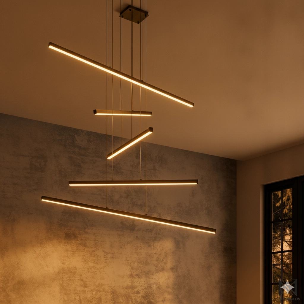 Design-Pendelleuchte Gratta schwarz