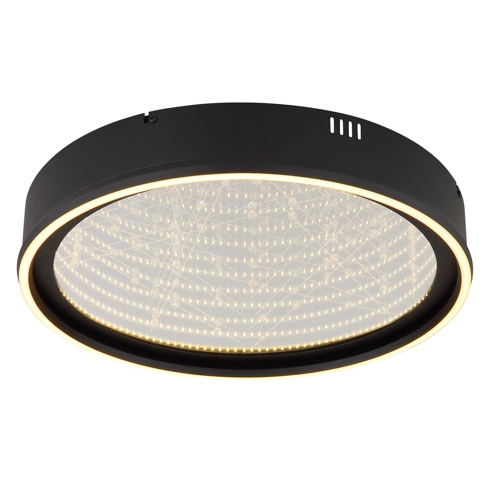 Schwarze Deckenlampe Mirrora Ø 51,5 cm Globo 9007371575848