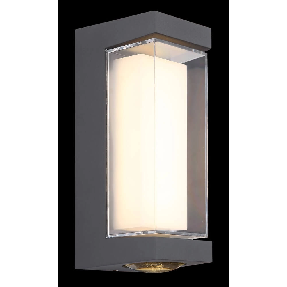 Design-Wandleuchte Plixon anthrazitfarbenes Rechteck Globo 9007371455430