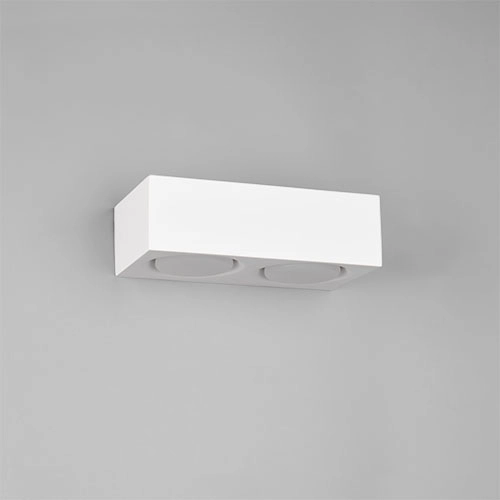 Design-Wandlampe Mattone Putz – weiß Trio 4017807692396