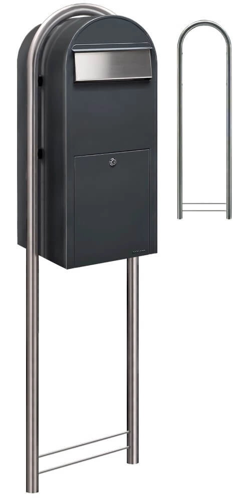 Briefkasten Jumbo 7016 i Dunkelgrau Bobi 6417237026149