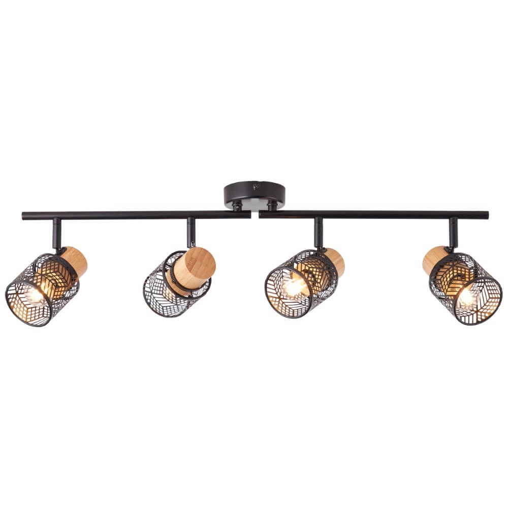 Flecken Santy 4-helles Schwarz mit Holz Brilliant 4004353391057