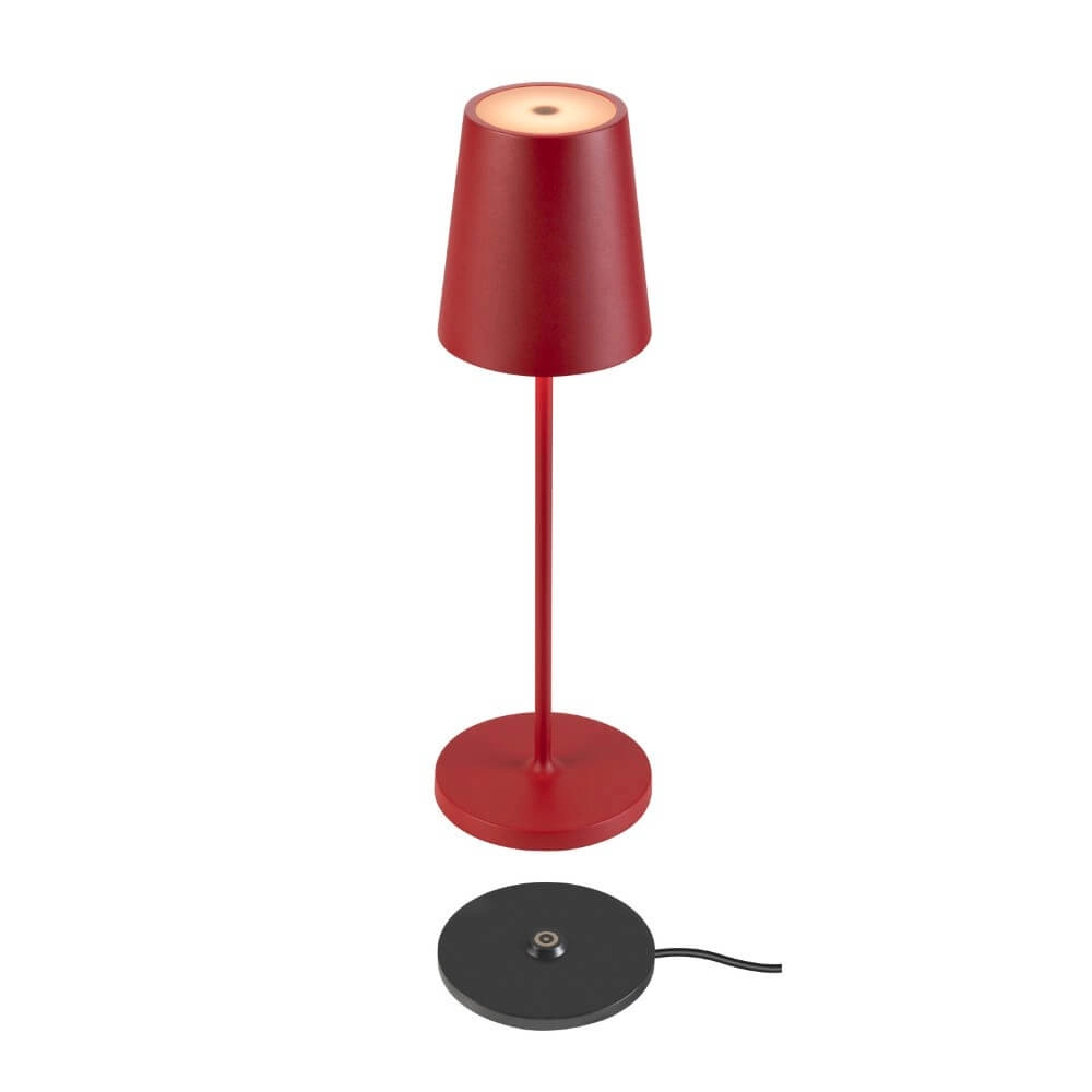 Tischlampe für den Außenbereich Vinolina Two rot - wiederaufladbar SLV 4024163288316