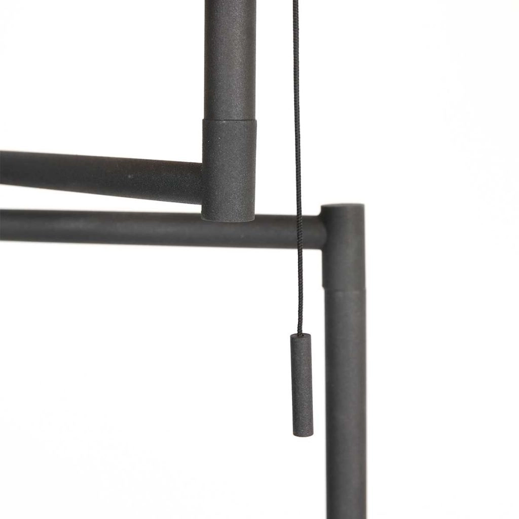Schwarze Stehlampe Bella mit Korkkappe Ø30 cm Steinhauer 8712746180657