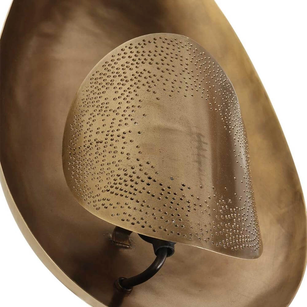 Ovale Wandleuchte Brass Bronze Steinhauer 8712746171655