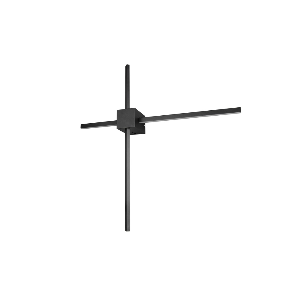 Moderne Wandlampe Cassino Schwarz 67,5 cm Trio 4017807683202