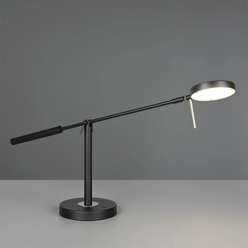 Schreibtischlampe Monza Schwarz Trio 4017807693256
