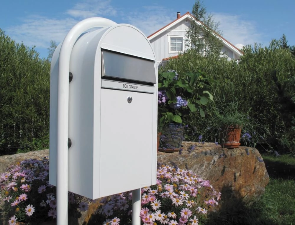 Briefkasten Grande 9016 i Weiß Bobi 6417237033284