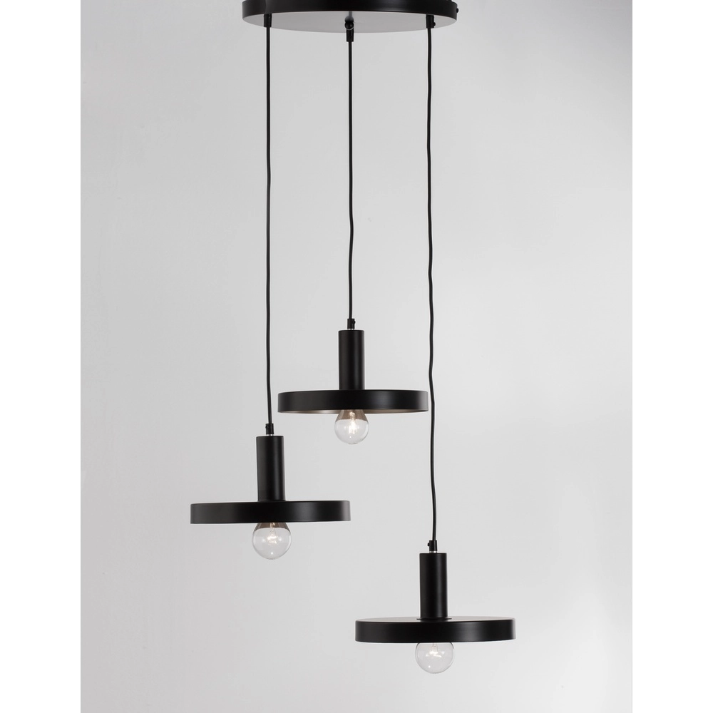 Design-Pendelleuchte Garni 3-flammig schwarz Lyora 5212017420770