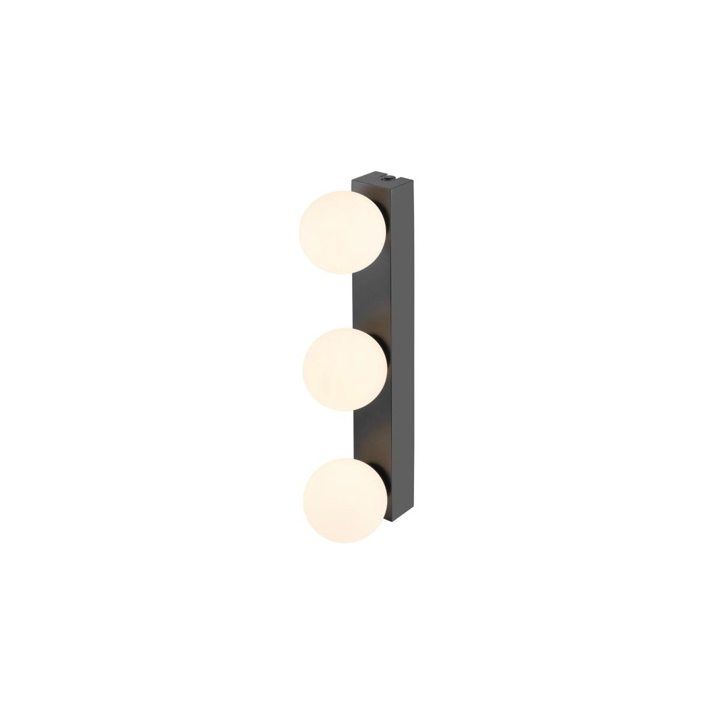 Wandleuchte Sun Mirror 4-flammig schwarz SLV 4024163318303