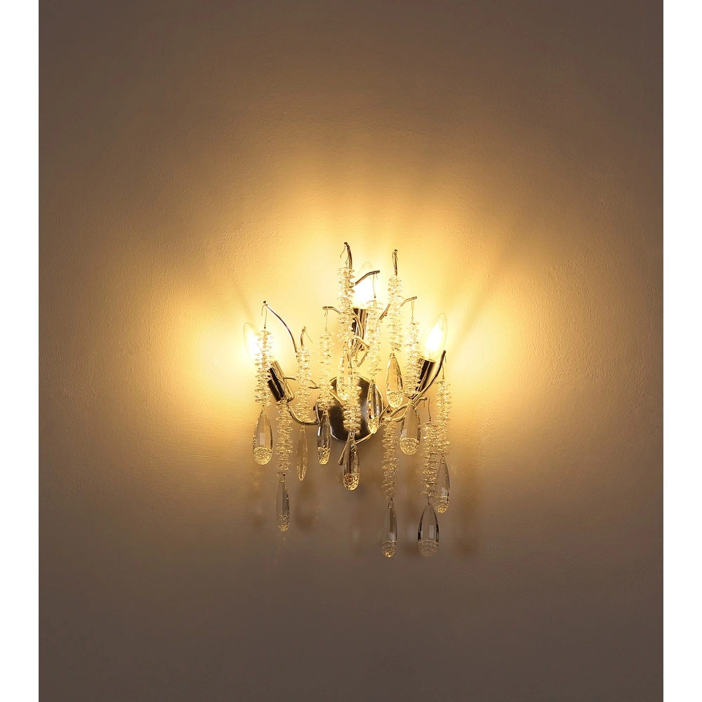 Wandlampe Kinga Silbergrau Globo 9007371573004