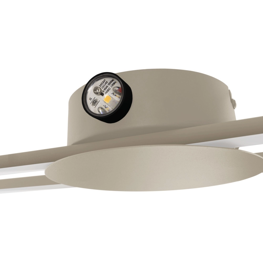 Design-Wandleuchte Venticello sandbraun Eglo 9008606357468