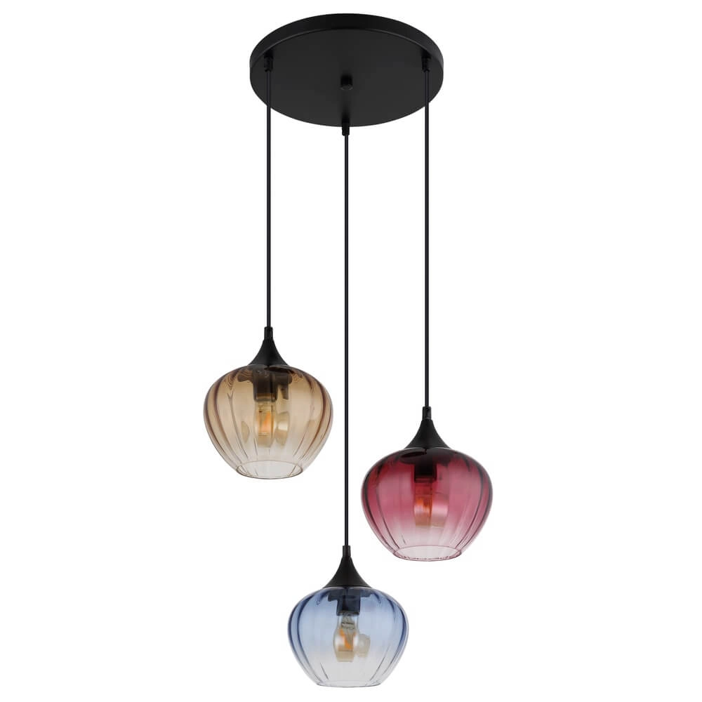 Pendelleuchte Sander 3-flammig rund Globo 9007371468591