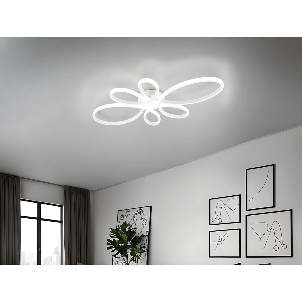 Design-Deckenleuchte Fly weiß Trio 4017807600858