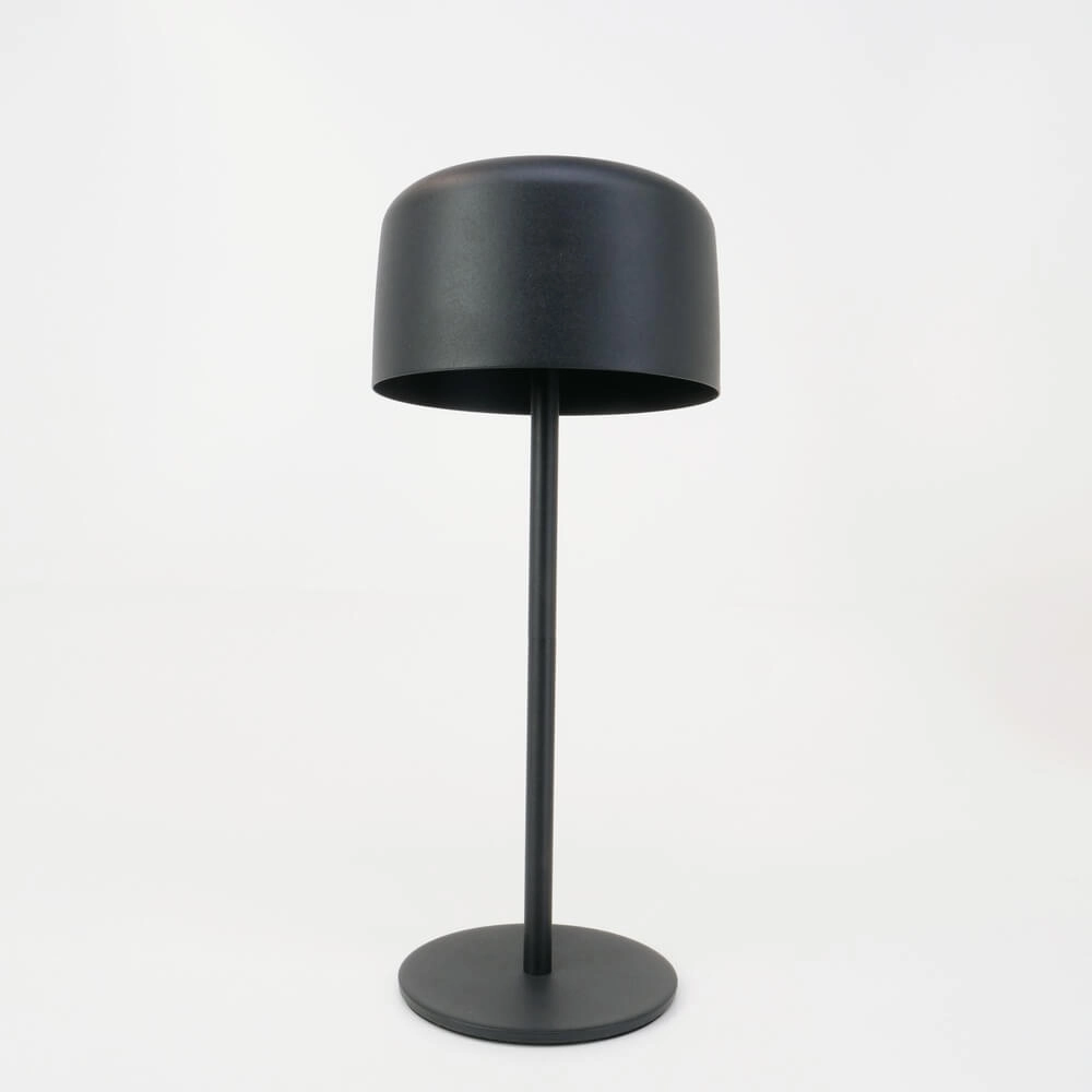 Schlanke Tischleuchte Roccanova Solar Black mit USB Eglo 9008606355037