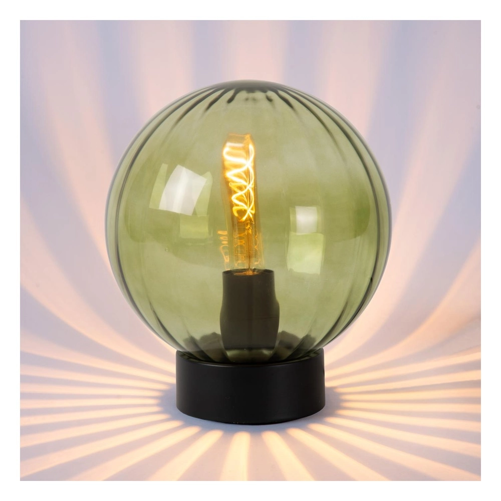 Tischlampe Monsaraz Grünes Glas Lucide 5411212452436