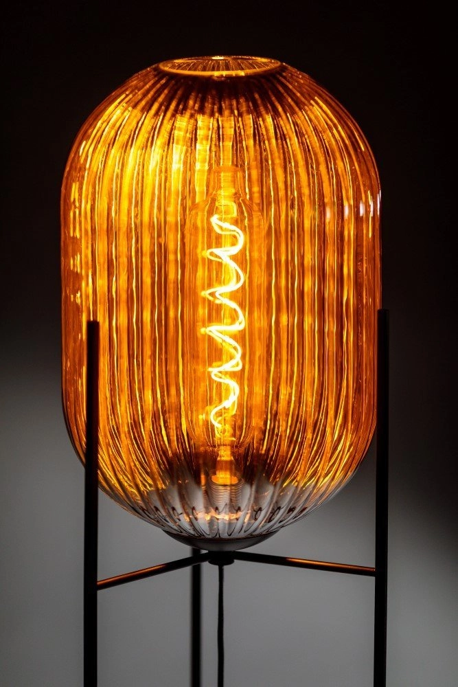 Stehlampe Glamm 176 cm schwarz mit Spiegelglas ETH 8719075189368