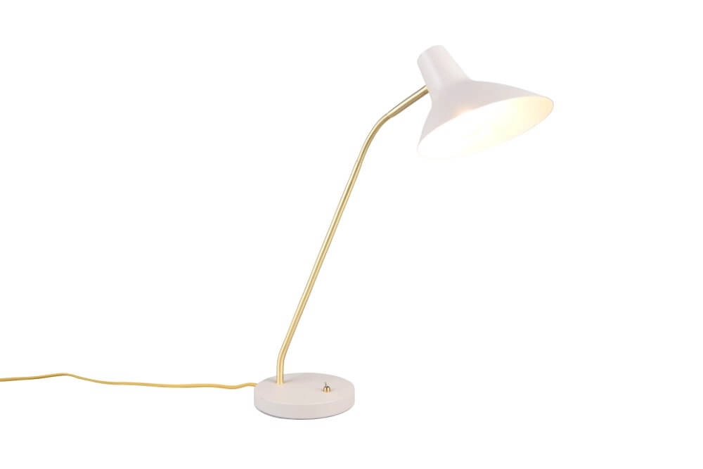Schlanke Schreibtischlampe Traveller Weiß Trio 4017807613728