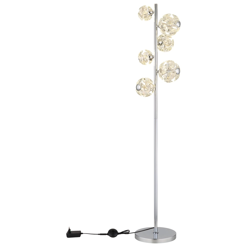 Stehlampe Virina Chrom Globo 9007371512263