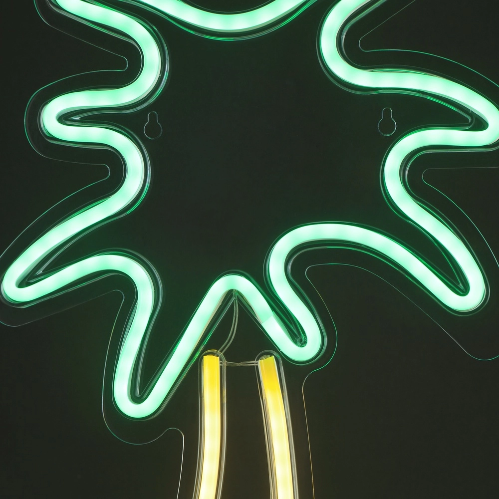 Neon-Wandlampe Neon-Tales Palme Brilliant 4004353476945
