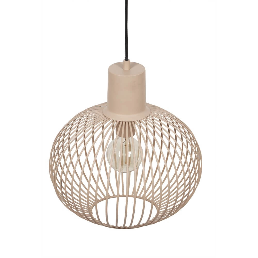 Hängelampe aus Draht Gila Ø 33cm - Sand Trio 4017807617542