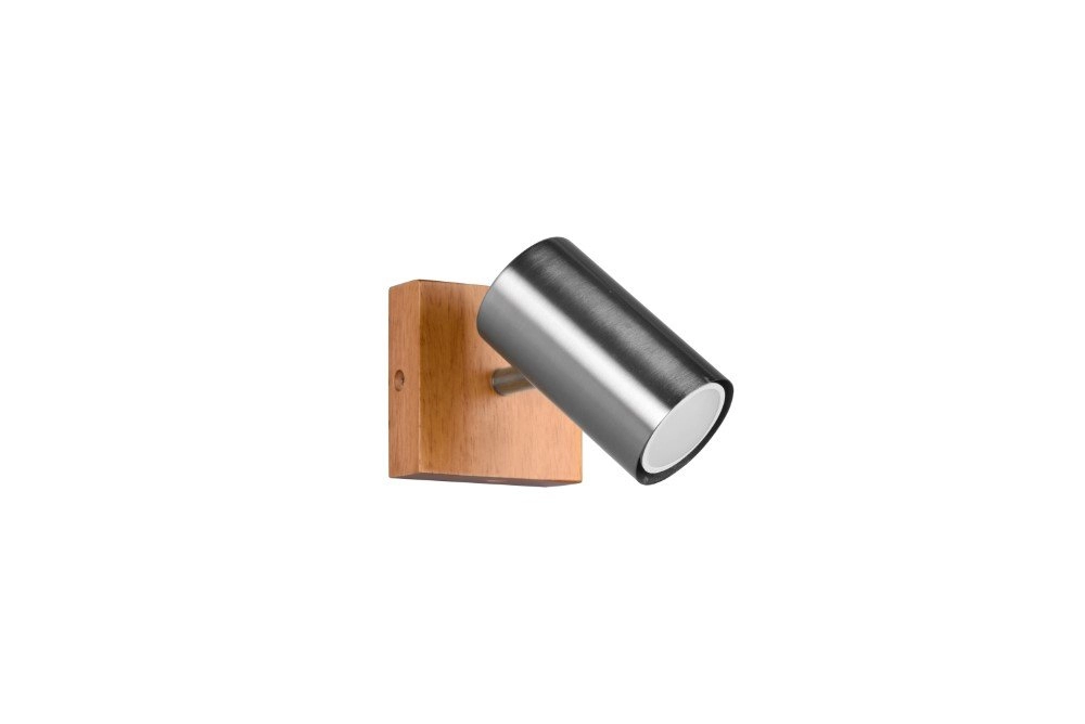 Wandspot Marley schwarz mit edelstahl Trio 4017807487947
