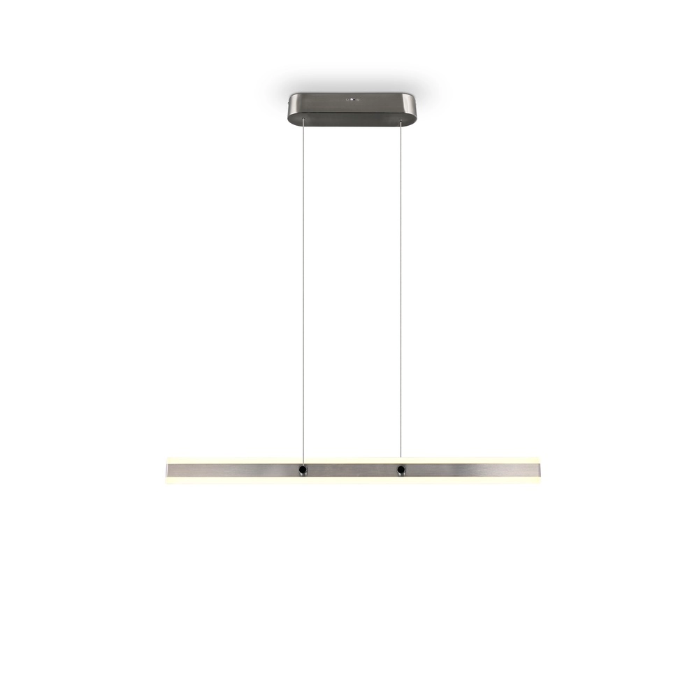 Moderne Pendelleuchte Arcola 115cm Nickel Trio 4017807661996
