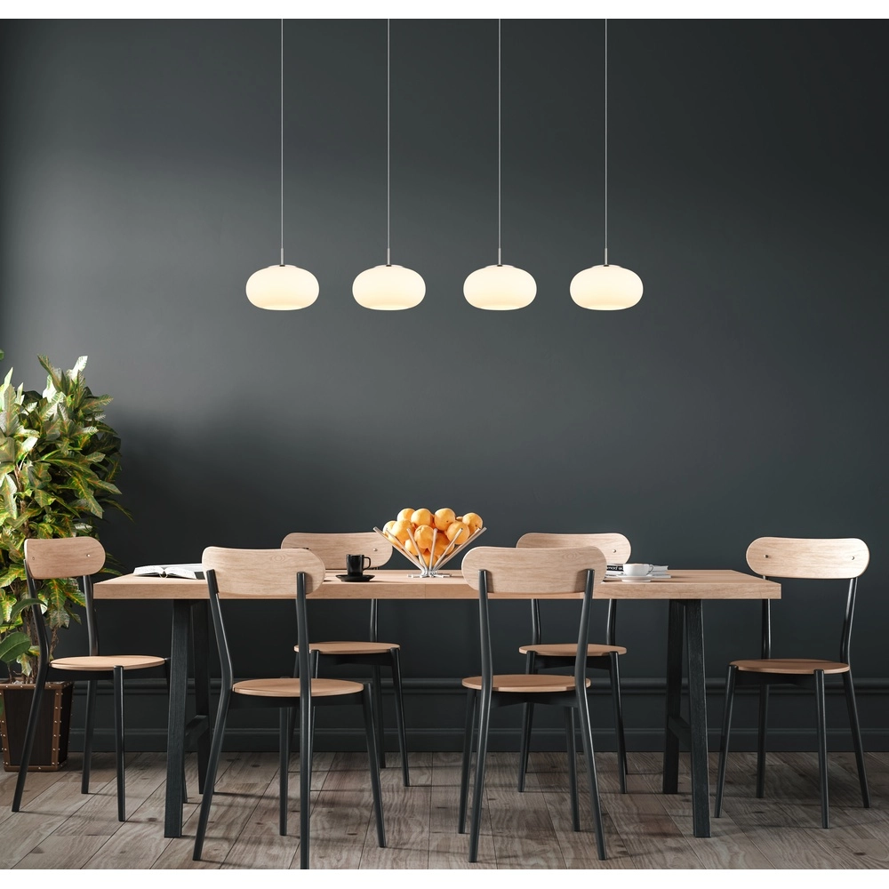 Design-Pendellampe Quintara 4-Light-Nickel Globo 9007371462322